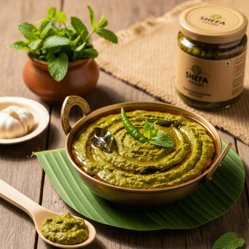 Pudhina  pickle