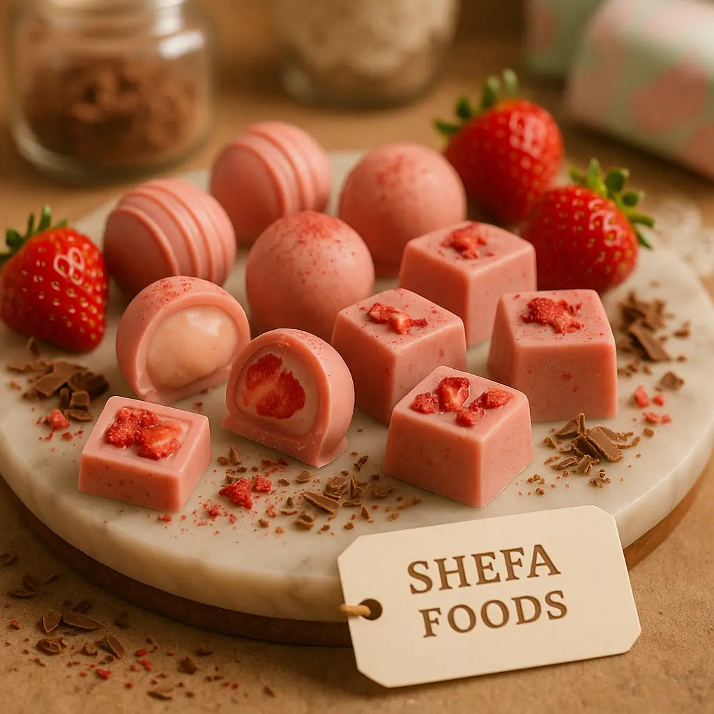 Strawberry chocolates